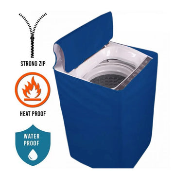 Waterproof Washing Machine Cover – Heat & Dust Resistant with Strong Zip
