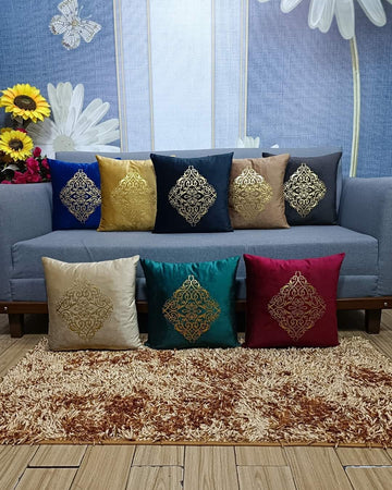 Fancy Velvet Motiv Cushion Cover