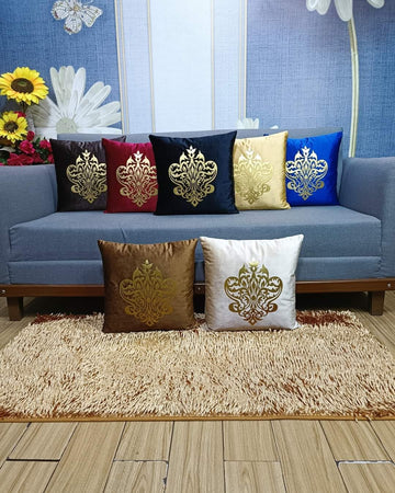 Fancy Velvet Motiv Cushion Cover