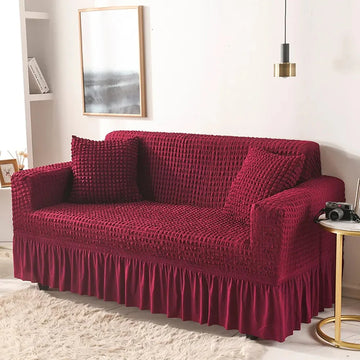 Bubble Sofa cover-Mahroon
